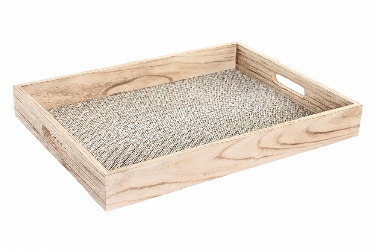 WOOD TRAY-NATURAL