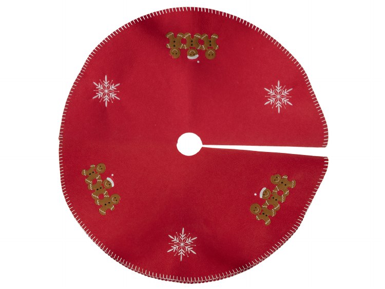 RED GINGERMEN TREE SKIRT
