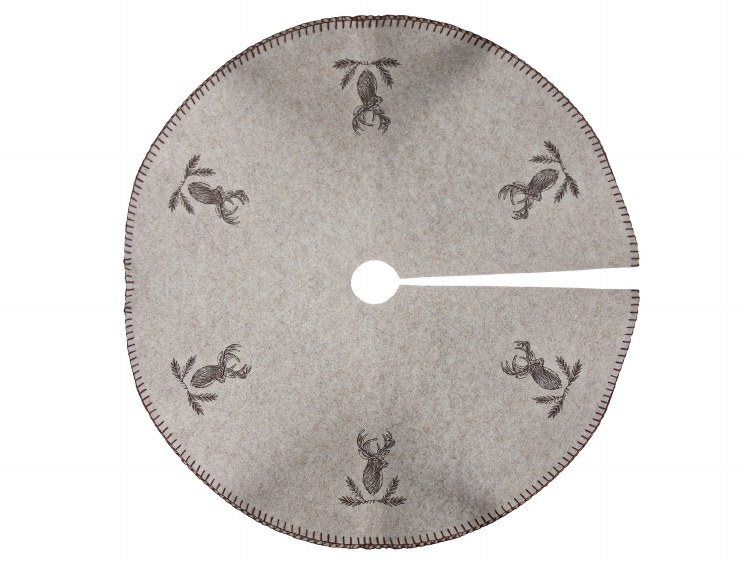 REINDEER TREE SKIRT-BGE