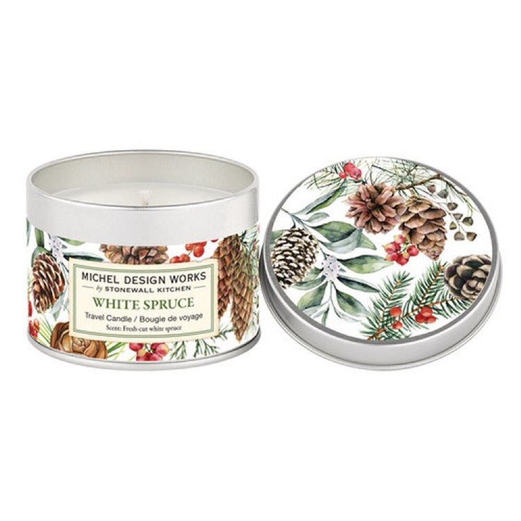 WHITE SPRUCE TRAVEL CANDLE