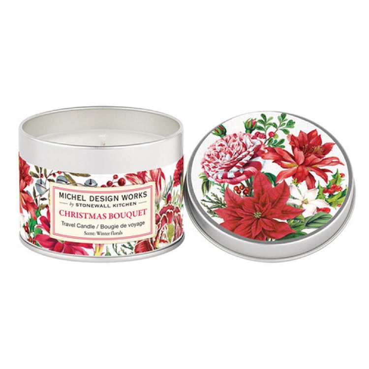 CHRISTMAS BOUQUET TRAVEL CANDLE