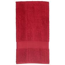 ALLURE BATH TOWEL-RED