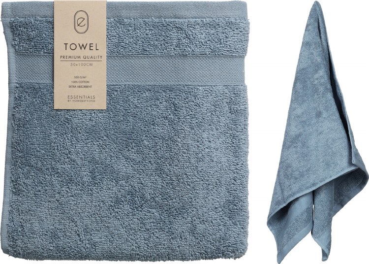 BATH TOWEL-BLUE