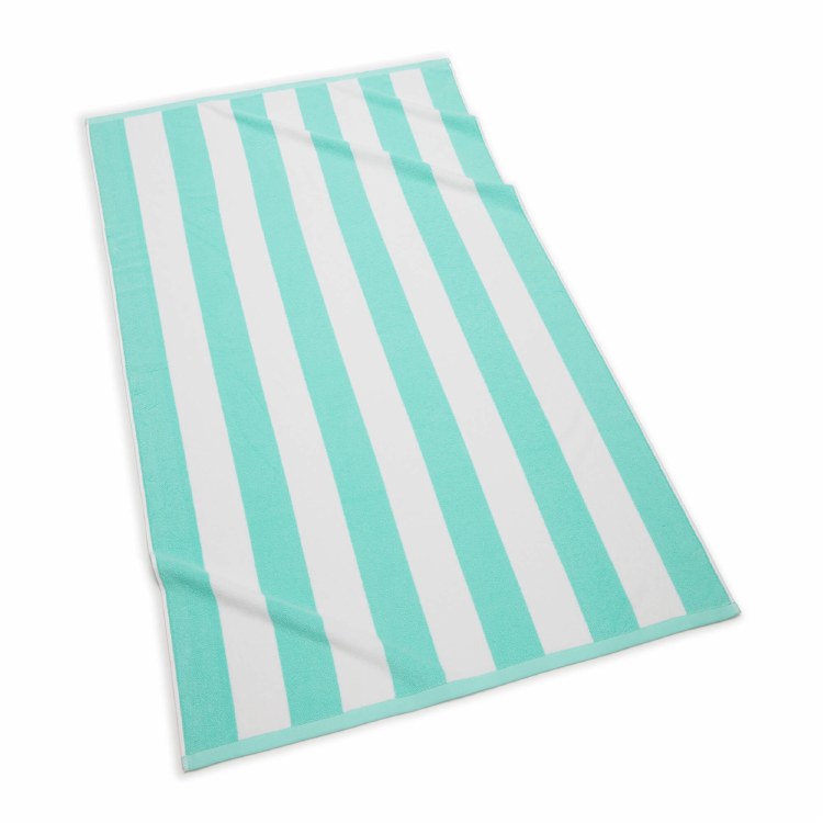 CABANA BEACH TOWEL-TURQUOISE