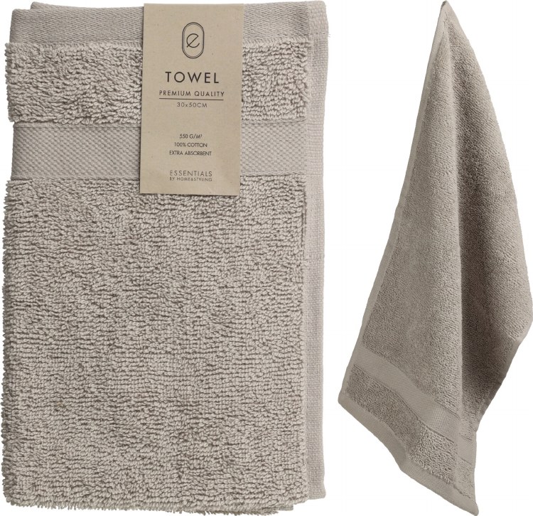 HAND TOWEL-GREY