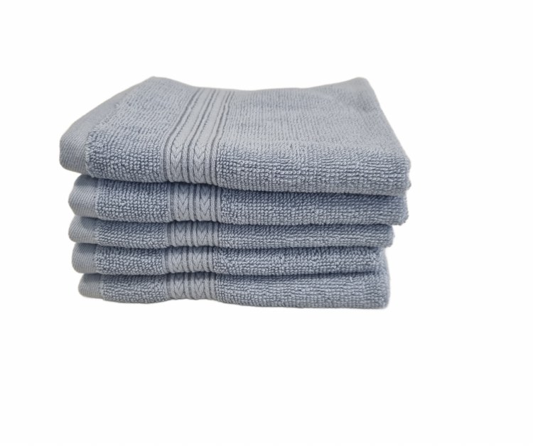 KASSA WASH TOWEL-SMOKED BLUE