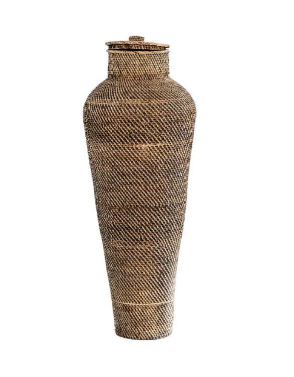 BIMA VASE WITH LID - LARGE
