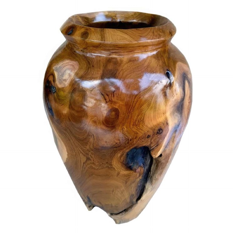 TEAK ROOT VASE