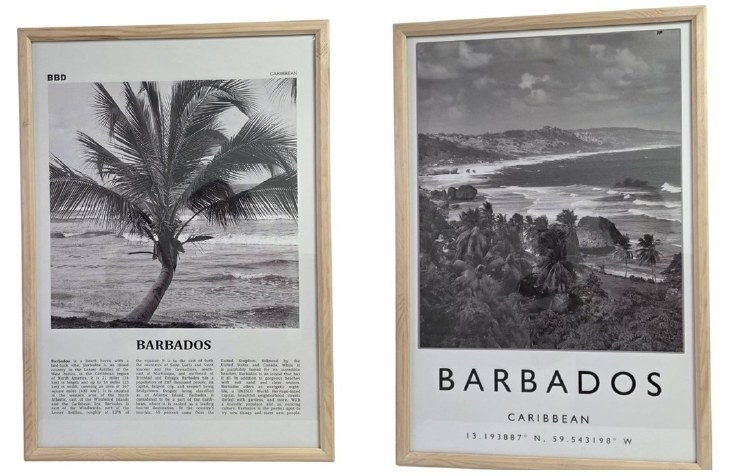 BARBADOS BALCK & WHITE PRINT