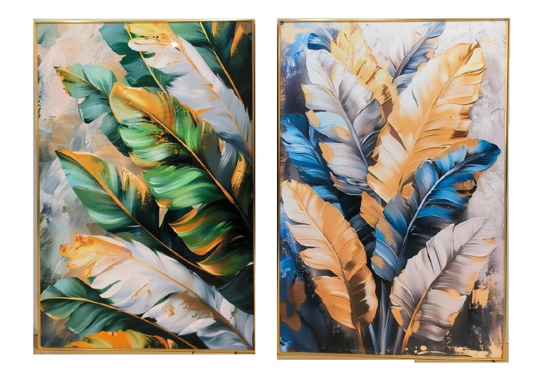 GOLDEN WALL ART 2 AST