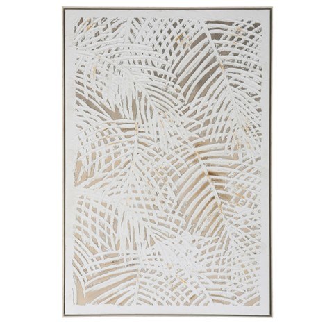 PALM LEAVES IN WHITE WALL ART