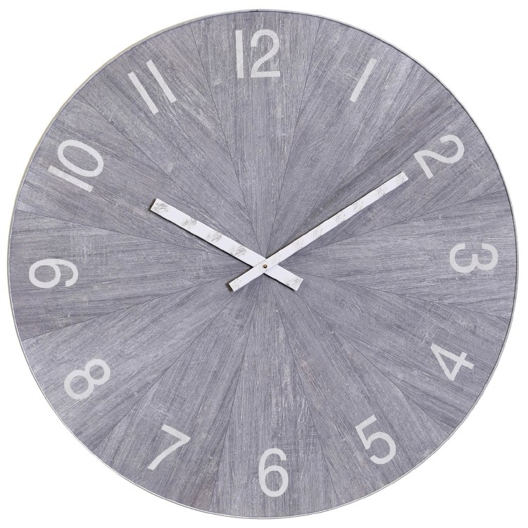 MATTE GREY WALL CLOCK