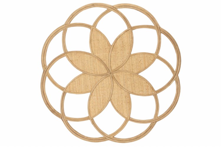 CIRCLES RATTAN WALL DECOR