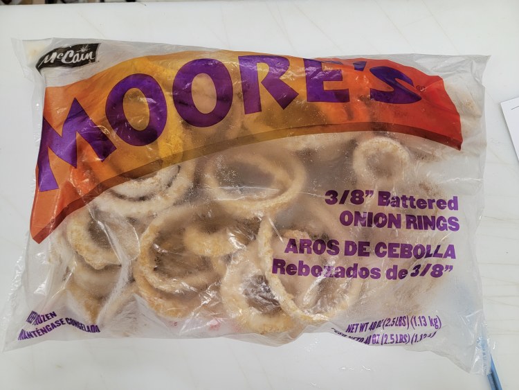 Onion Rings Beer Battered