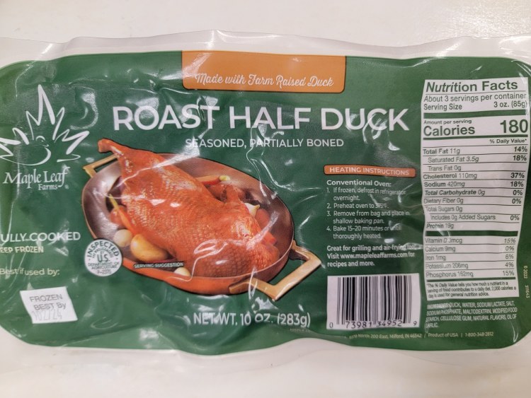 Roast Half Duck