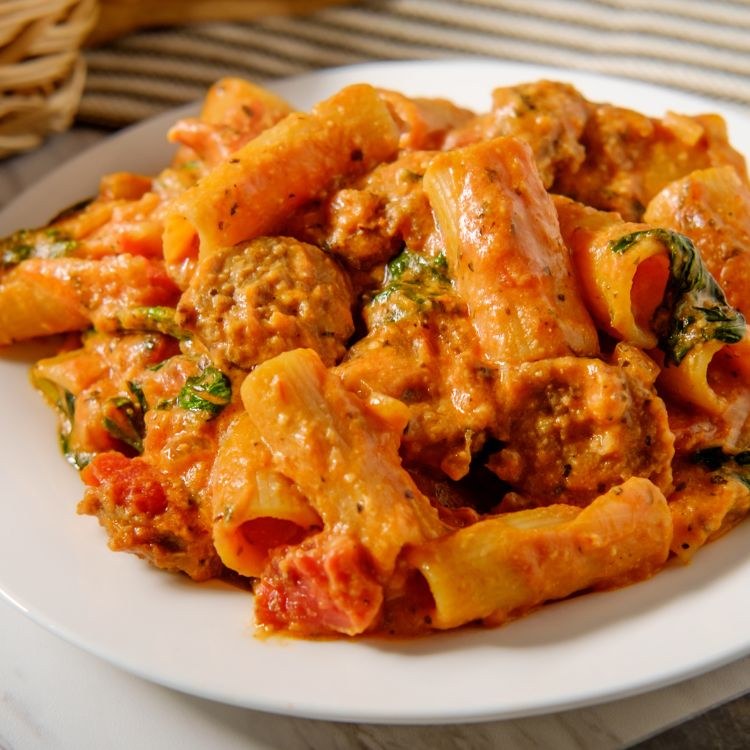 Rigatoni Primavera Half Tray
