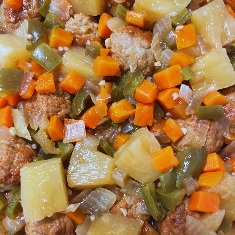 Sweet&sour Meatballs Half Tray