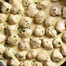 Swedish Meatballs Half Tray