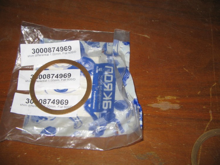 1.0 MM THICK DIFFERENTIAL SHIM