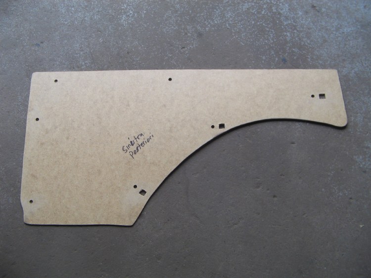 LEFT REAR INNER PANEL CARD
