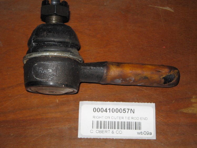 RIGHT OR OUTER TIE ROD END