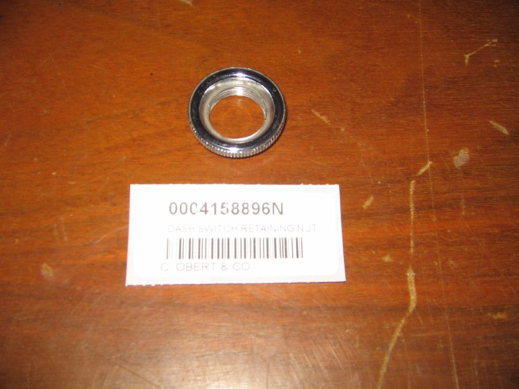 DASH SWITCH RETAINING NUT