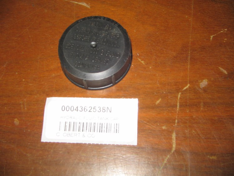 HYDRALIC FLUID TANK CAP