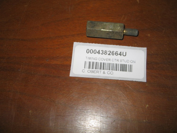 TIMING COVER CTR STUD ON HEAD