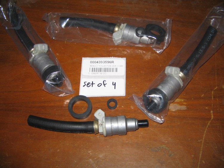 FUEL INJECTOR SET,+$200.CORE