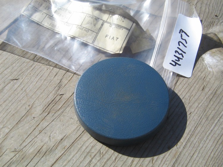 BLUE HORN BUTTON