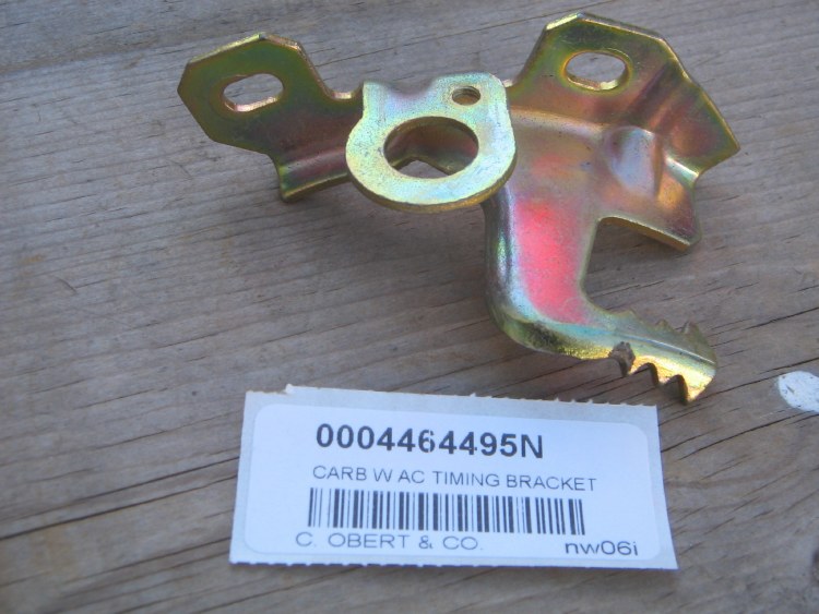 CARB W AC TIMING BRACKET