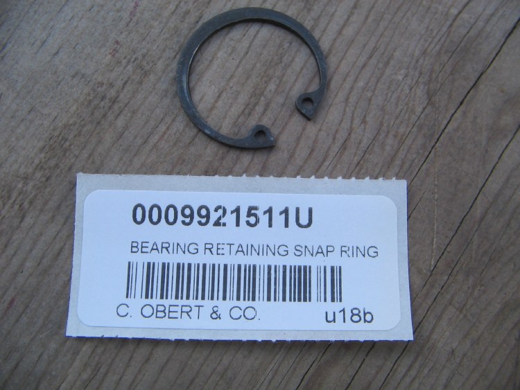 BEARING RETAINING SNAP RING