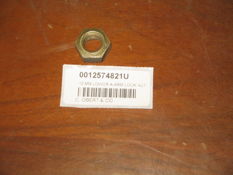 10 MM LOWER A-ARM LOCK NUT