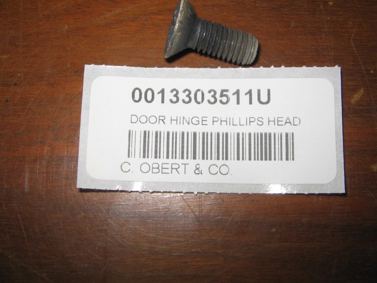 DOOR HINGE PHILLIPS HEAD SCREW