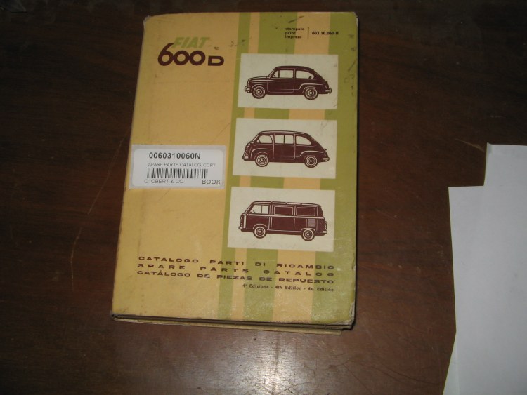 SPARE PARTS CATALOG, COPY