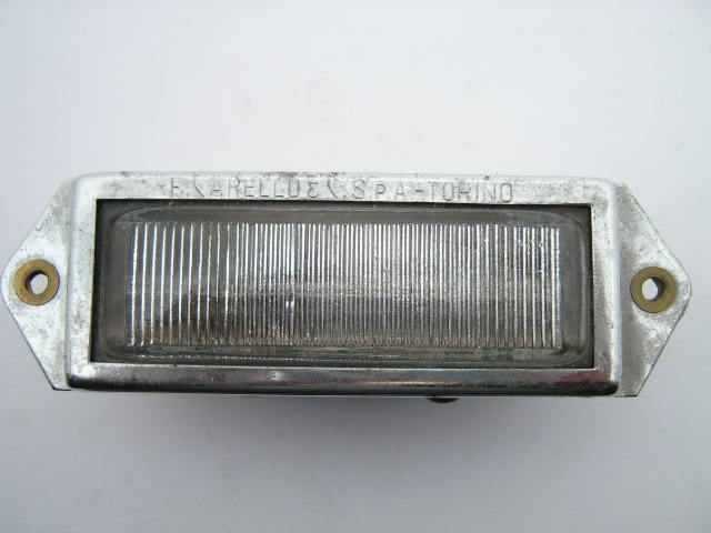 CARELLO NUMBER PLATE LAMP