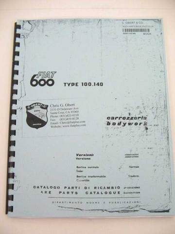 BODY PARTS BOOK, COPY