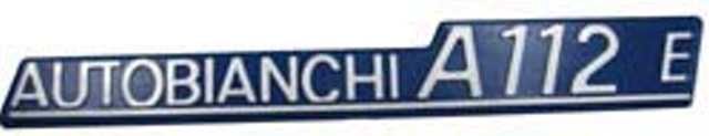 AUTOBIANCHI A112 E EMBLEM
