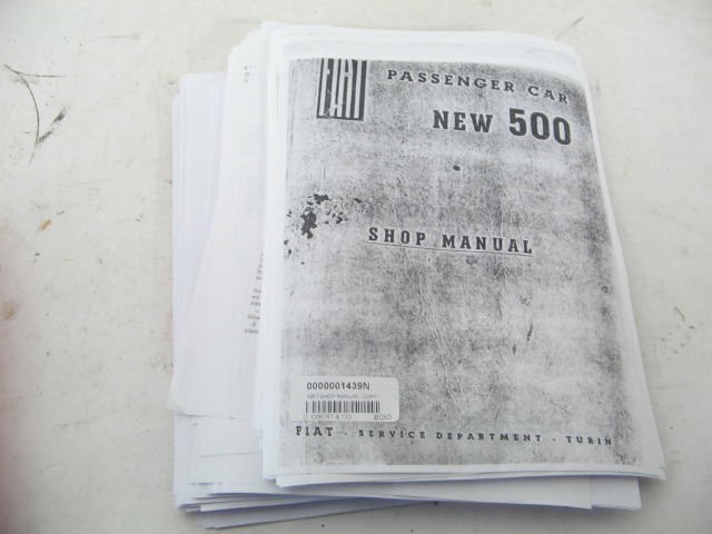 1957 SHOP MANUAL, COPY