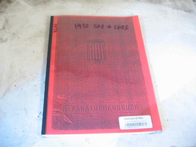 1933 SHOP MANUAL, COPY