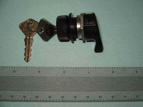 GLOVE BOX OR REAR PANEL LOCK