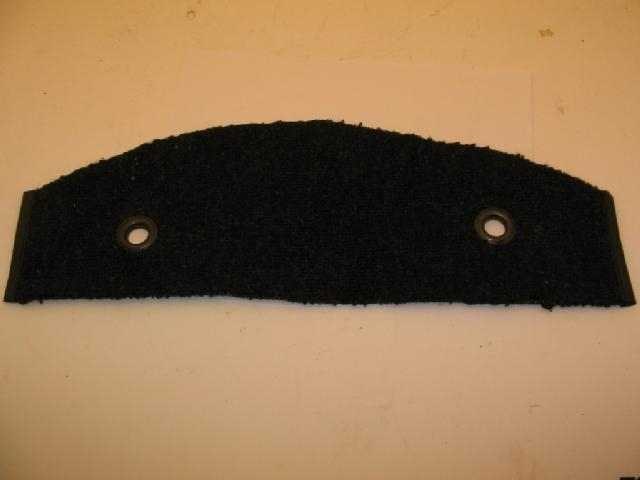 BLACK REAR HUMP CARPET COVER