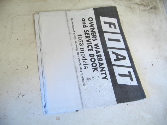 WARRANTY & SERVICE BOOK, COPY