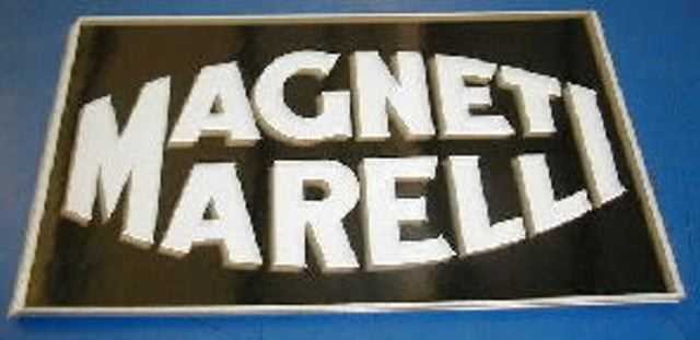 WHITE MAGNETI MARELLI STICKER