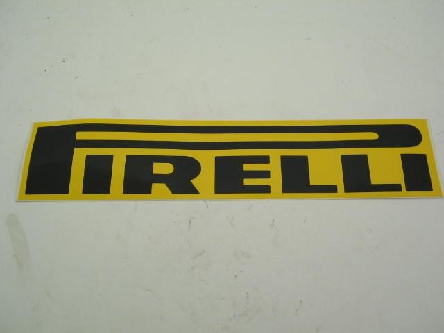 PIRELLI STICKER BLACK & YELLOW