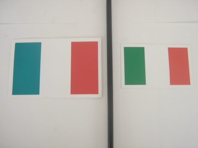 ITALIAN FLAG STICKER LARGE