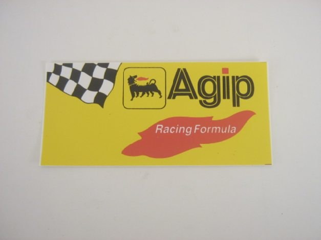 AGIP RACING FORMULA STICKER