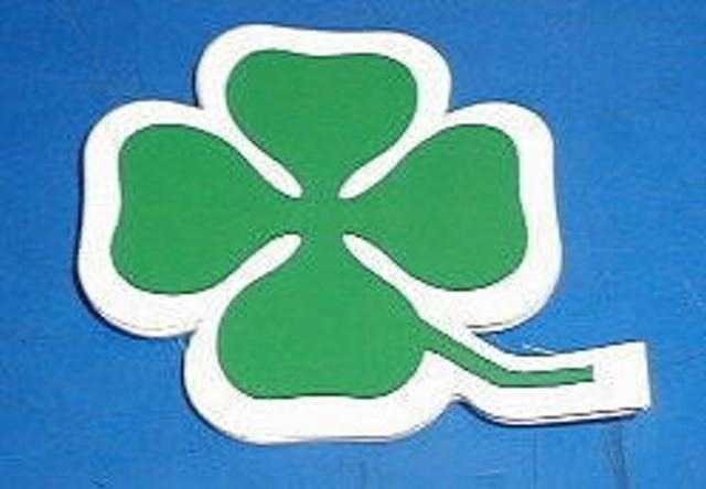 ALFA CLOVER LEAF STICKER 75 MM