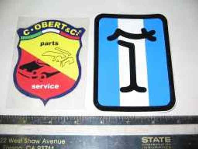 DE TOMASO STICKER 85 X 115 MM