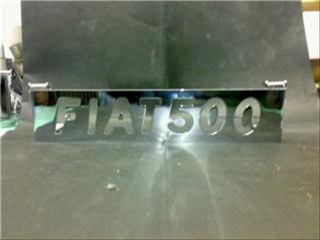 REAR GRILL W LARGE FIAT 500